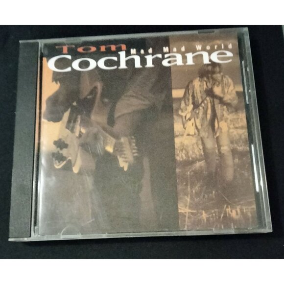 Tom Cochrane Mad Mad World CD Album 1991 - Picture 1 of 6